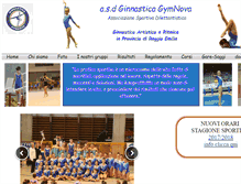 Tablet Screenshot of gymnova.net